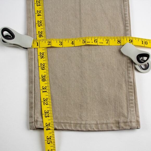 Wrangler Men's 20X Jeans 5-Pocket Tan Cotton 35x34 Relaxed Straight Leg New Flaw - Picture 11 of 11